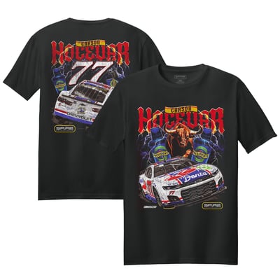  Carson Hocevar Spire Motorsports Chili's Car T-Shirt - Black