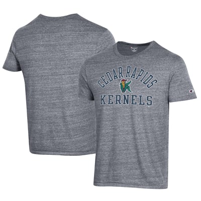Cedar Rapids Kernels Champion Ultimate Tri-Blend T-Shirt - Gray