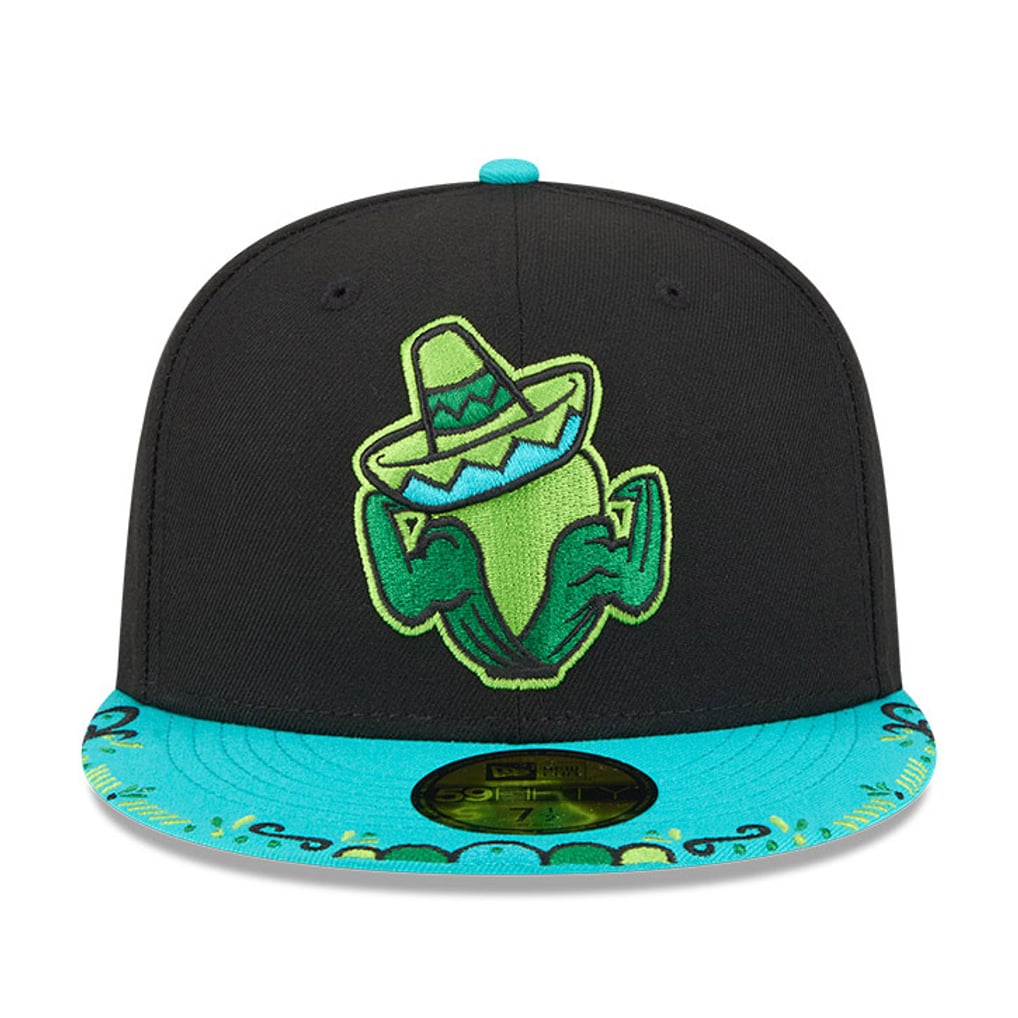  Cedar Rapids Kernels New Era 2026 Copa De La Diversion 59FIFTY Fitted Hat - Black/Light Blue