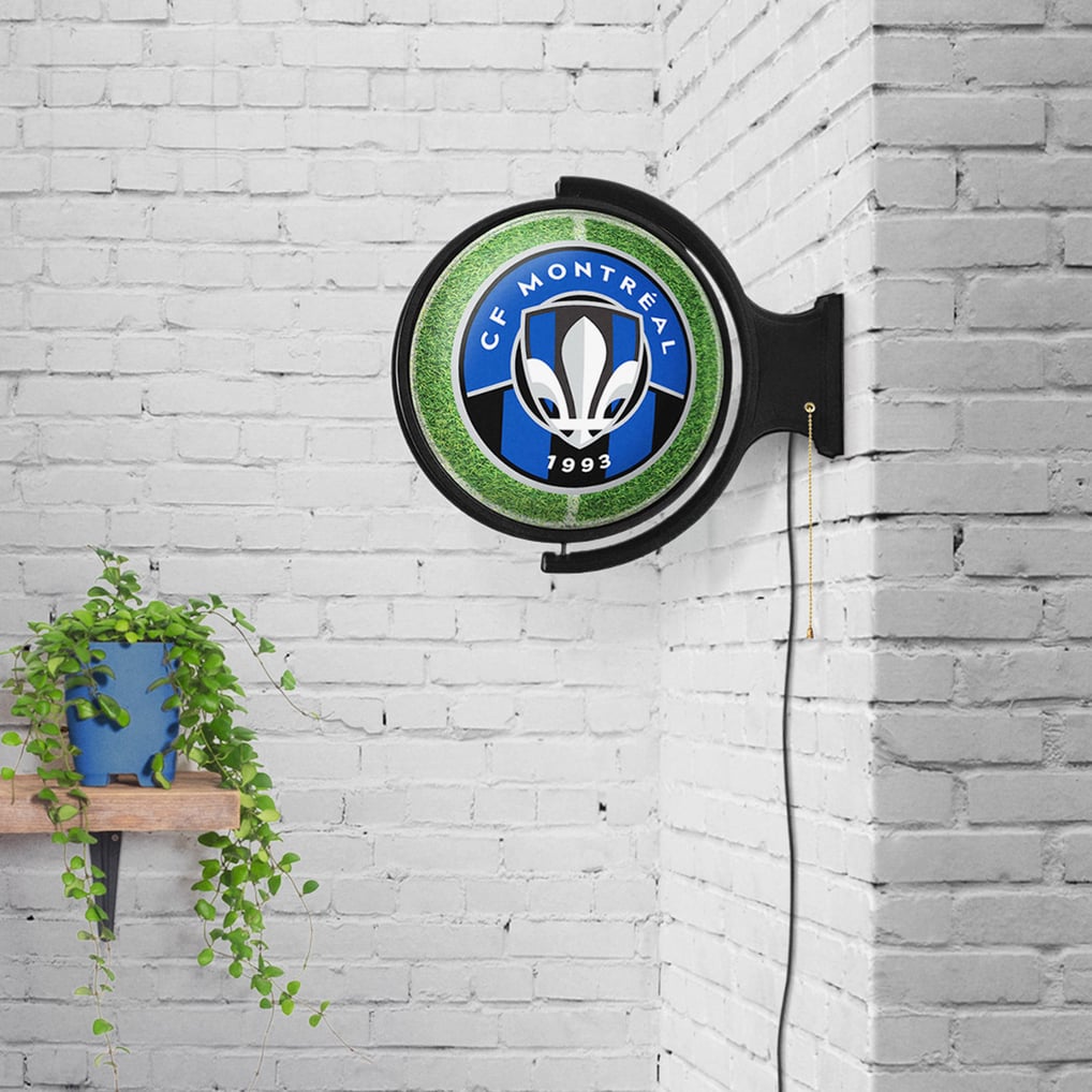 CF Montreal 21'' x 23'' Rotating Lighted Field Wall Sign