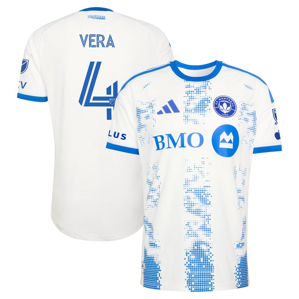  CF Montreal adidas 2026 The Procure Jersey On-Field Authentic Patch Jersey - White