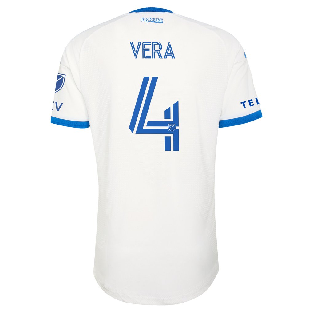 CF Montreal adidas 2026 The Procure Jersey On-Field Authentic Patch Jersey - White