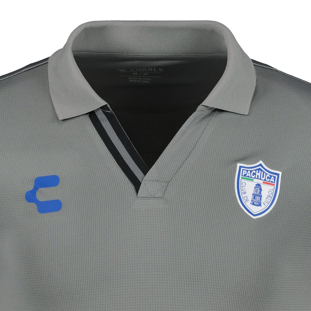  C.F. Pachuca Charly DryFactor Polo - Gray