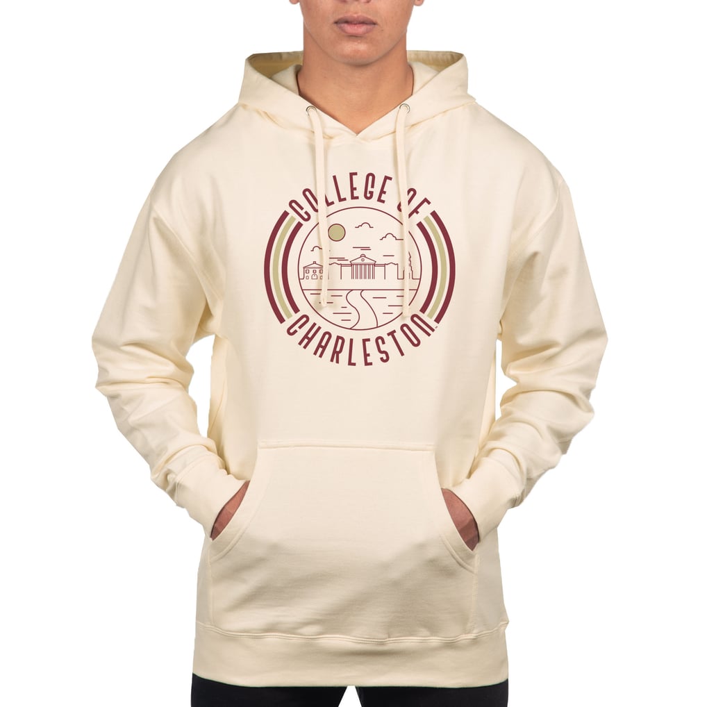 Charleston Cougars Uscape Apparel Standard Pullover Hoodie - Cream