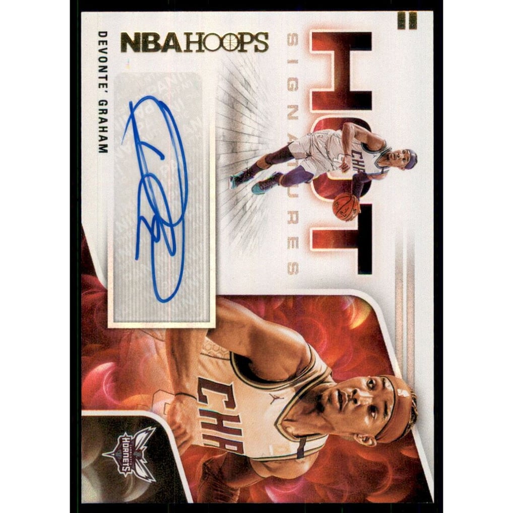 2020-21 Hoops Hot Signatures #4 Devonte' Graham