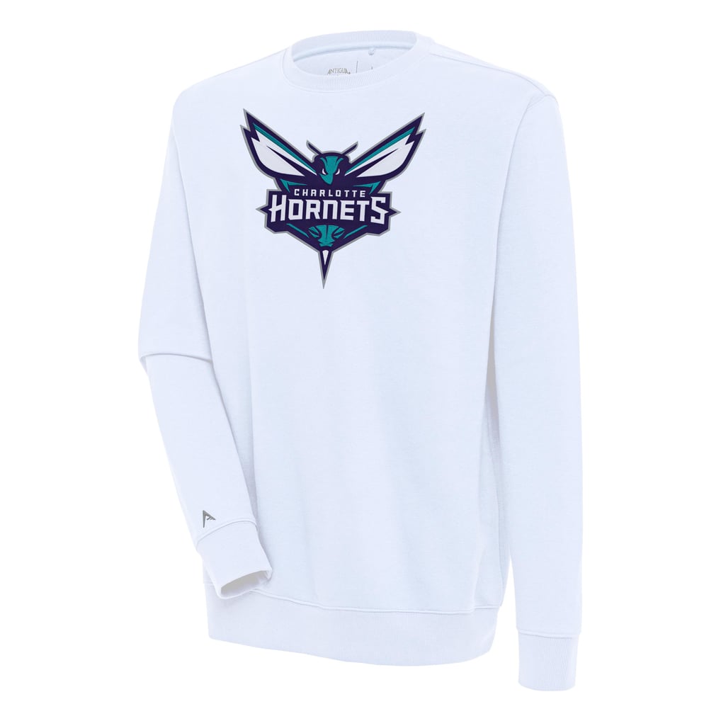  Charlotte Hornets Antigua Victory Pullover Sweatshirt - White