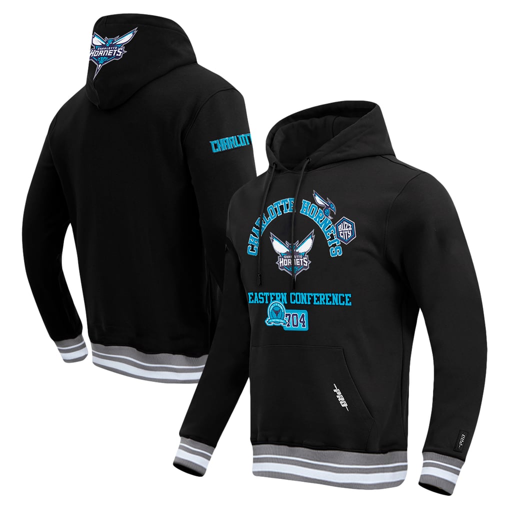 Charlotte Hornets Pro Standard Area Code Pullover Hoodie - Black