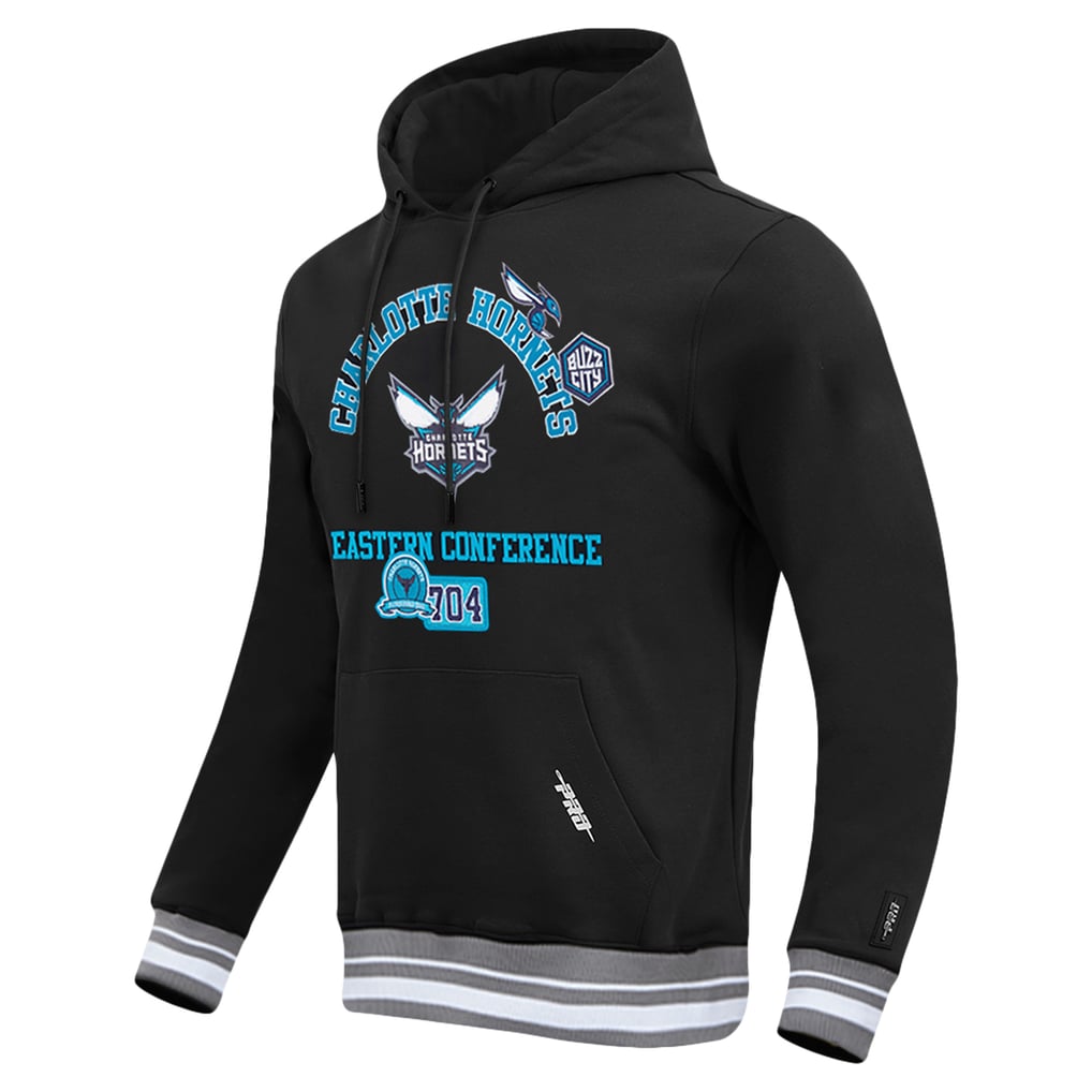 Charlotte Hornets Pro Standard Area Code Pullover Hoodie - Black