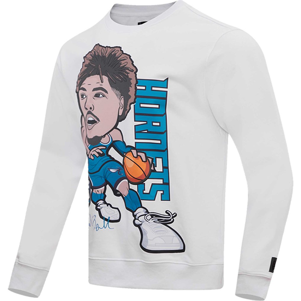 LaMelo Ball Charlotte Hornets Pro Standard Avatar Pullover Sweatshirt - White