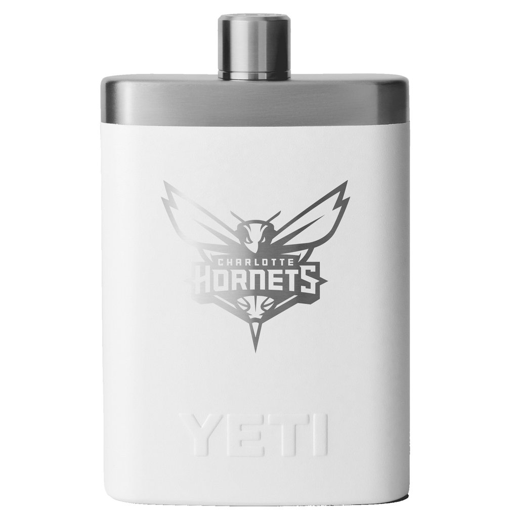Charlotte Hornets YETI 7oz. Flask - White