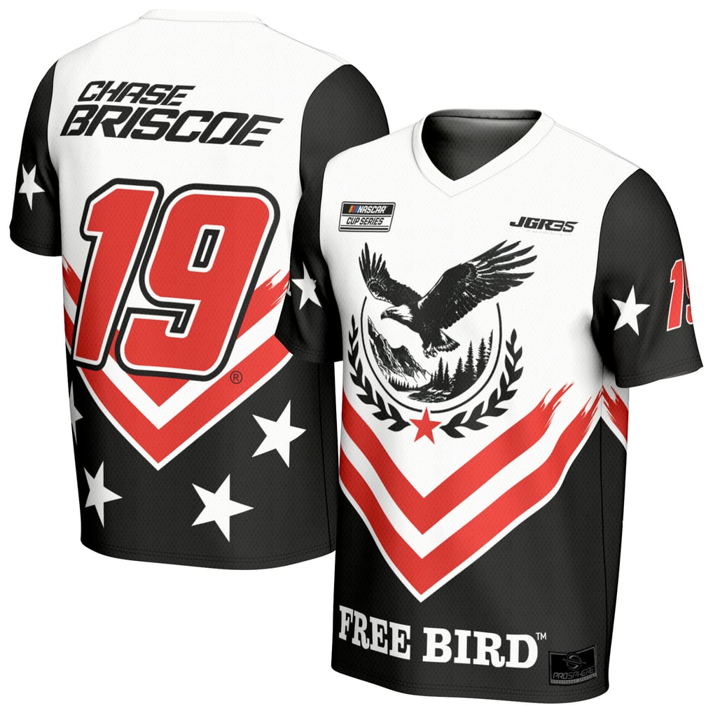 Chase Briscoe ProSphere Free Bird Soccer Jersey - White