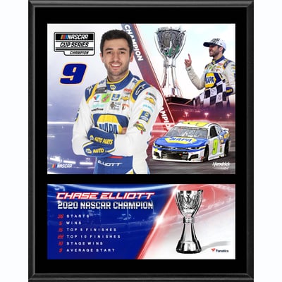 Chase Elliott Fanatics Authentic 12" x 15" 2020 NASCAR Cup Series Champion Sublimated Plaque