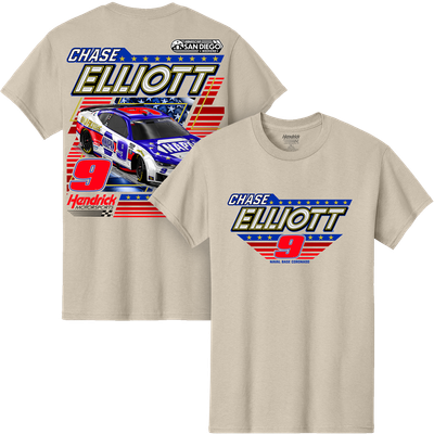 Chase Elliott Classic Ink NAPA NASCAR San Diego Weekend T-Shirt - Tan