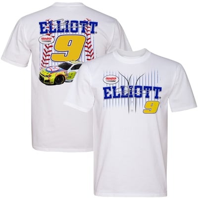  Chase Elliott Classic Ink NAPA/Children's Healthcare of Atlanta T-Shirt - White
