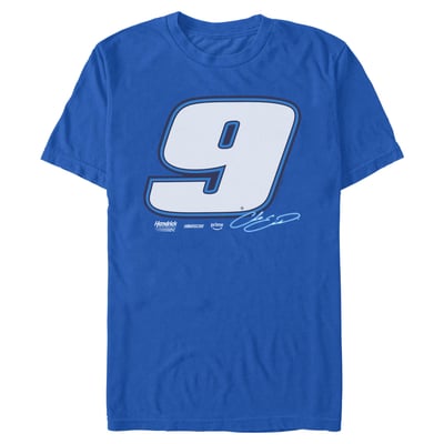 Chase Elliott Mad Engine Big Number Graphic T-Shirt - Royal