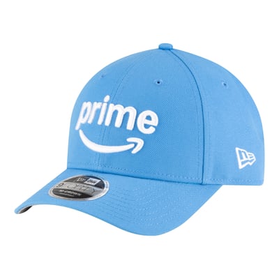 Chase Elliott New Era Amazon Prime 9FORTY M-Crown Adjustable Hat - Light Blue