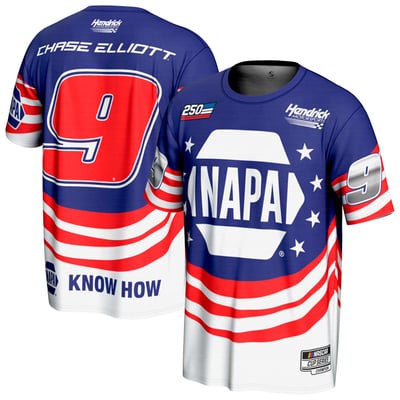 Chase Elliott ProSphere NAPA Patriotic T-Shirt - White