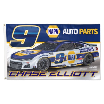 Chase Elliott WinCraft NAPA 3' x 5' Double-Sided Flag