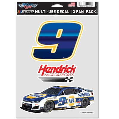 Chase Elliott WinCraft Three-Piece Fan Decal Set