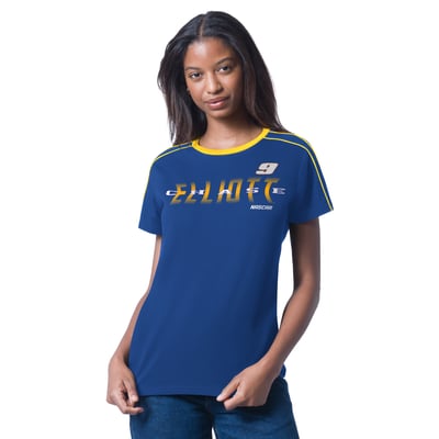  Chase Elliott G-III 4Her by Carl Banks Women's Coaching T-Shirt - Royal
