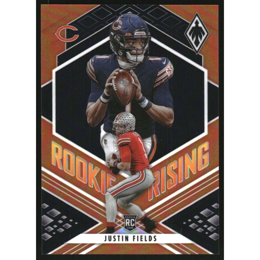 2021 Panini Phoenix Rookie Rising Orange #8 Justin Fields