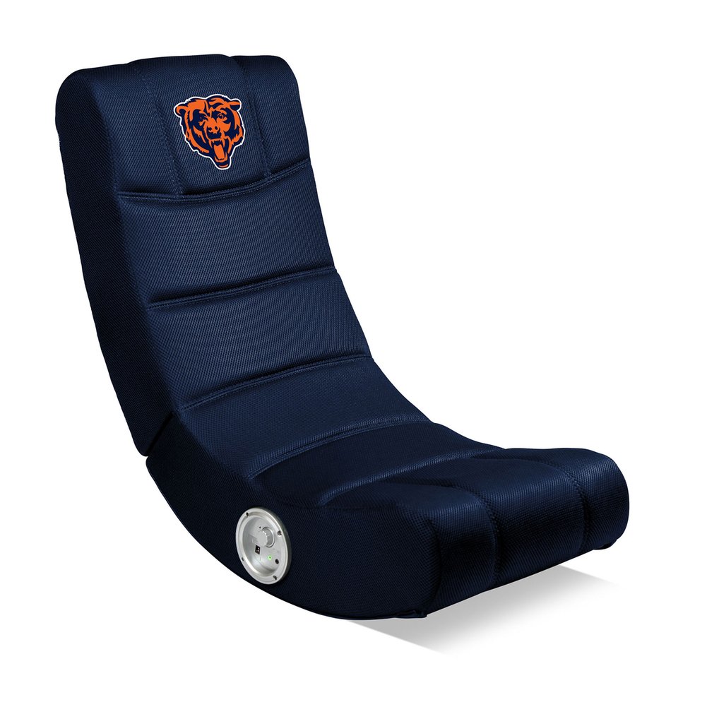 Chicago Bears Video Chair with Bluetooth - Blue