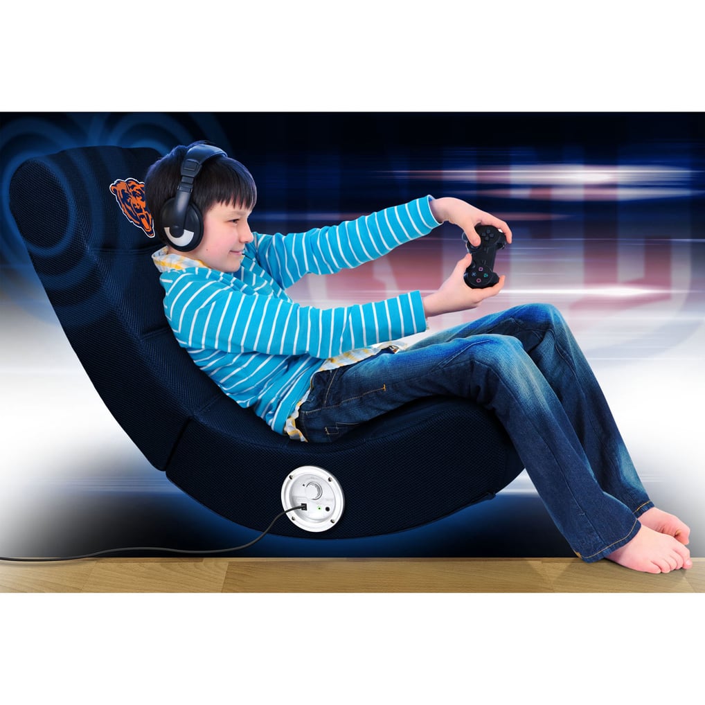 Chicago Bears Video Chair with Bluetooth - Blue