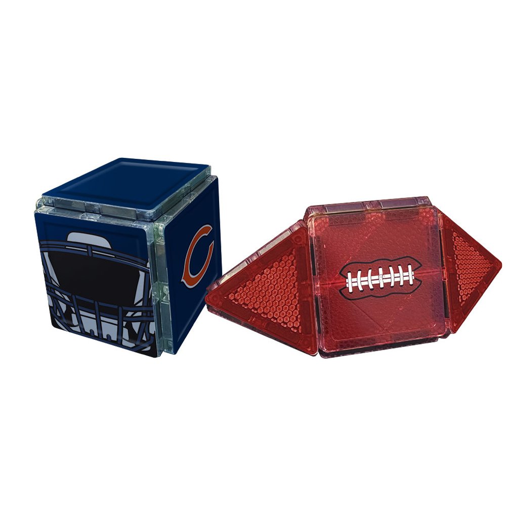 Chicago Bears 17-Piece Fan Tile Set
