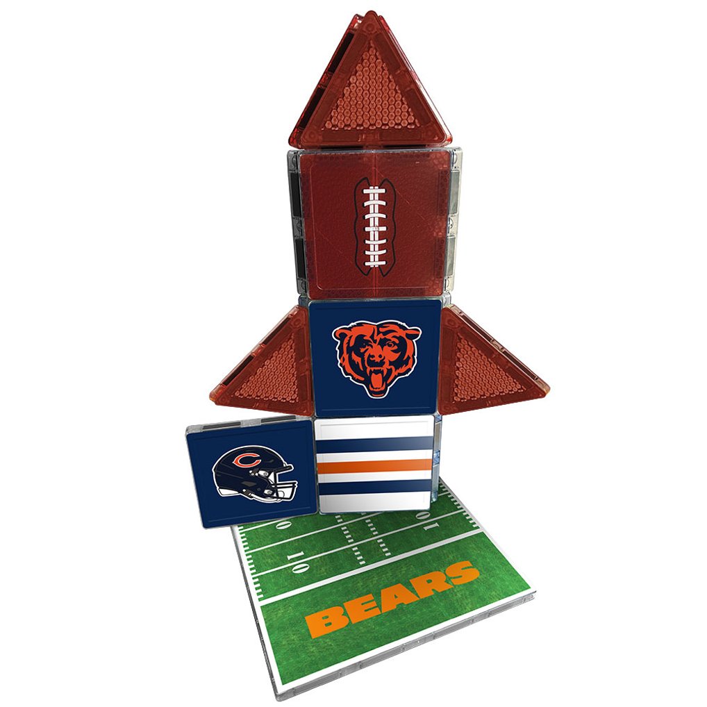 Chicago Bears 17-Piece Fan Tile Set