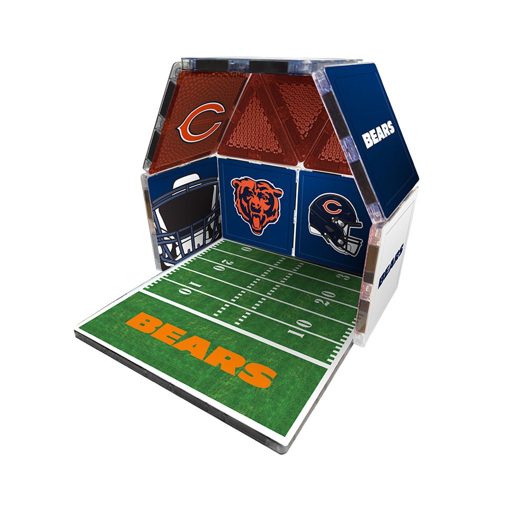 Chicago Bears 17-Piece Fan Tile Set