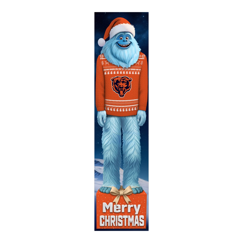 Chicago Bears 48" Yeti Christmas Leaner