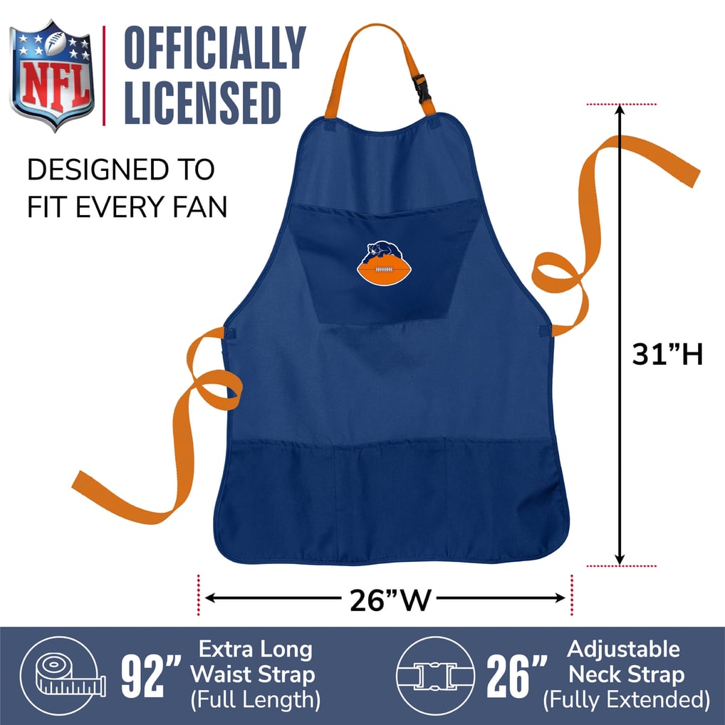 Chicago Bears Gridiron Classics Gameday Grilling Apron