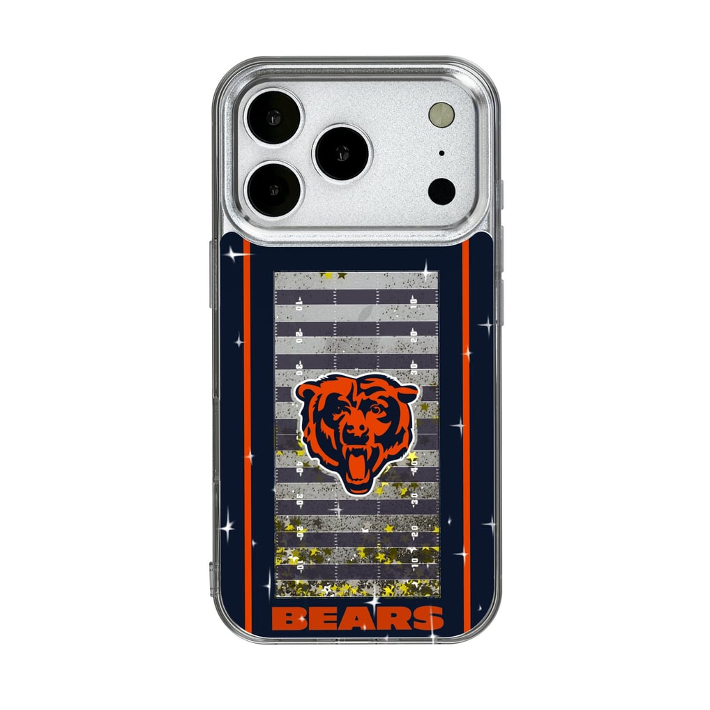 Chicago Bears iPhone Field Design Glitter Case