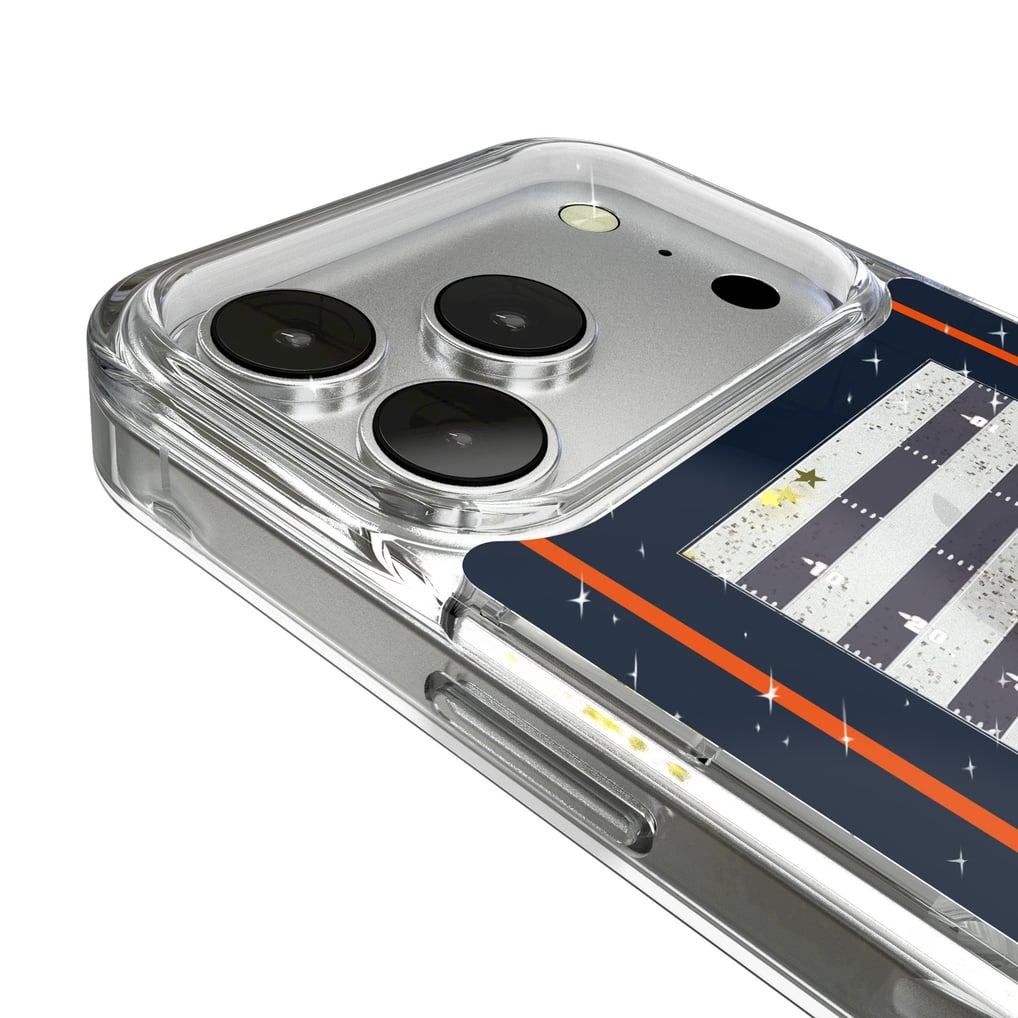 Chicago Bears iPhone Field Design Glitter Case