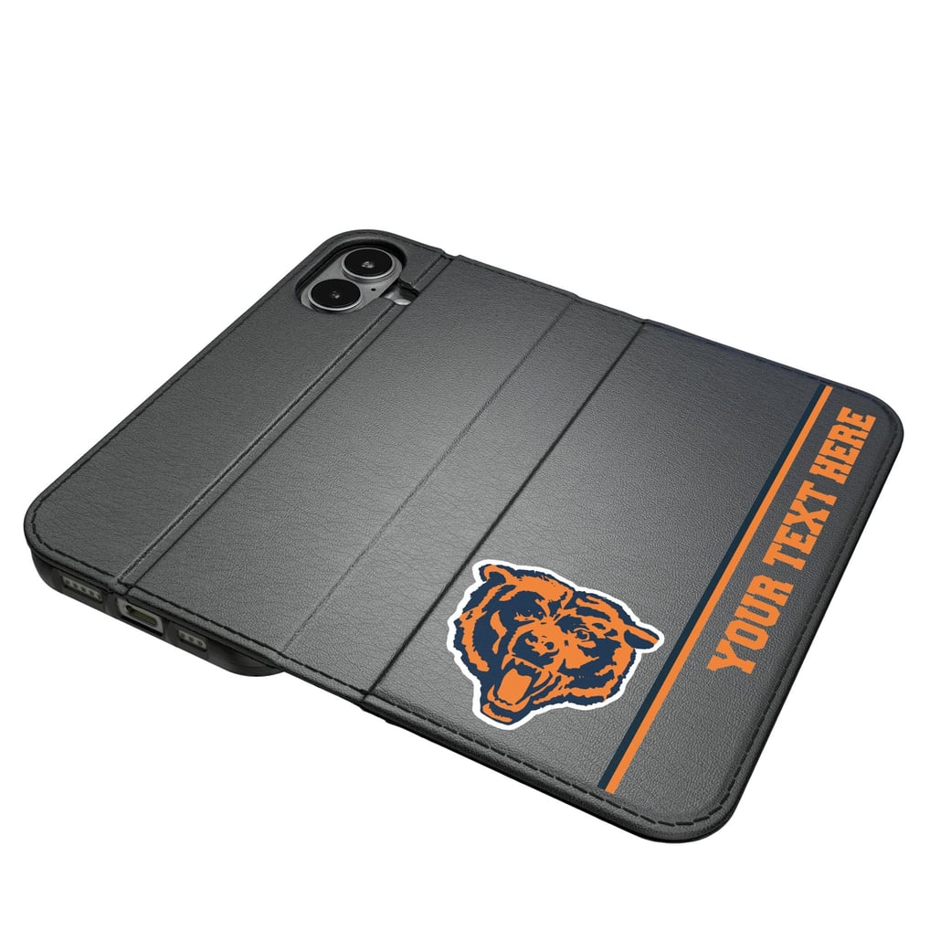 Chicago Bears Keyscaper Personalized iPhone Folio 2.0 Case