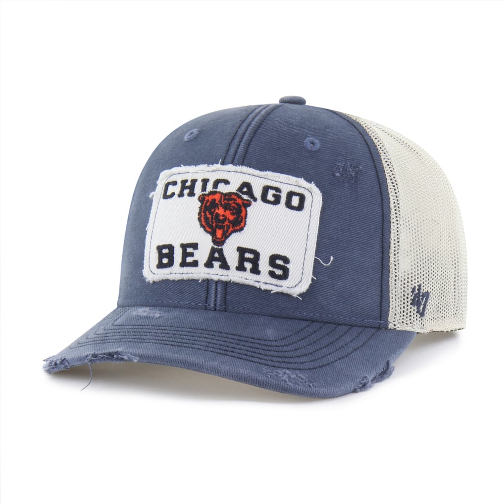 Chicago Bears '47 Egremont Well-Worn Adjustable Trucker Hat - Navy