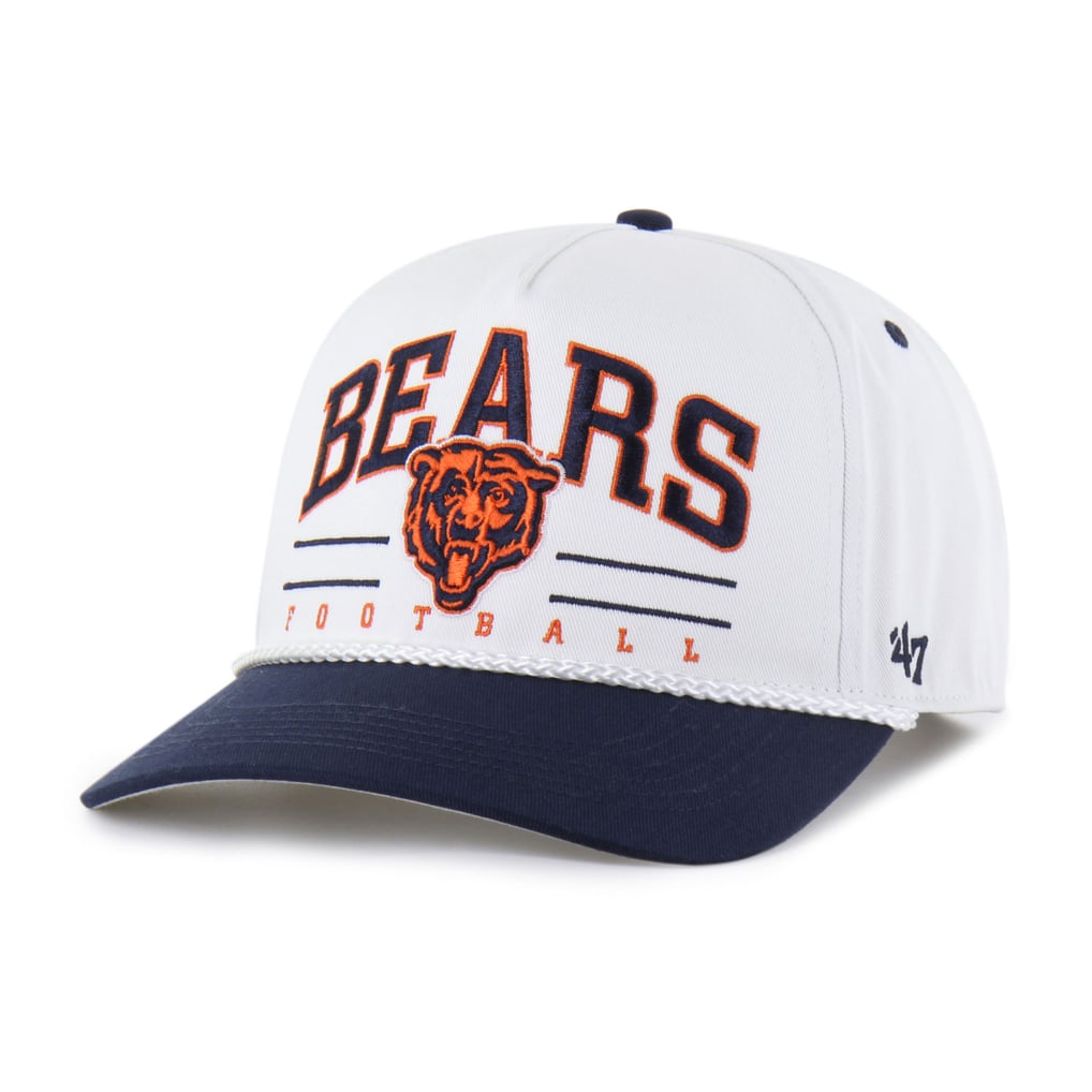 Chicago Bears '47 Roscoe Two-Toned Hitch Adjustable Hat - White/Navy
