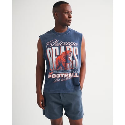 Chicago Bears Abercrombie & Fitch Tank Top - Navy