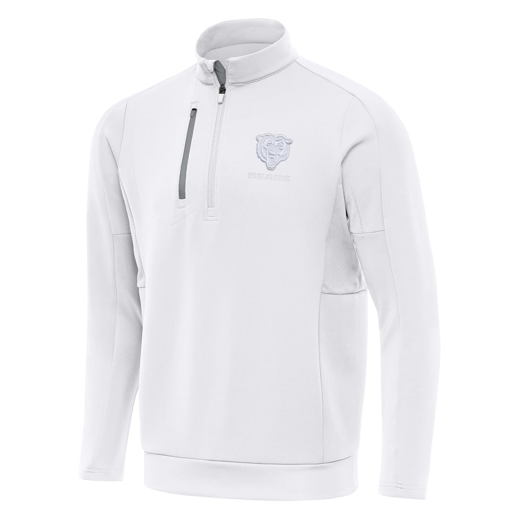 Chicago Bears Antigua Generation Quarter-Zip Jacket - White