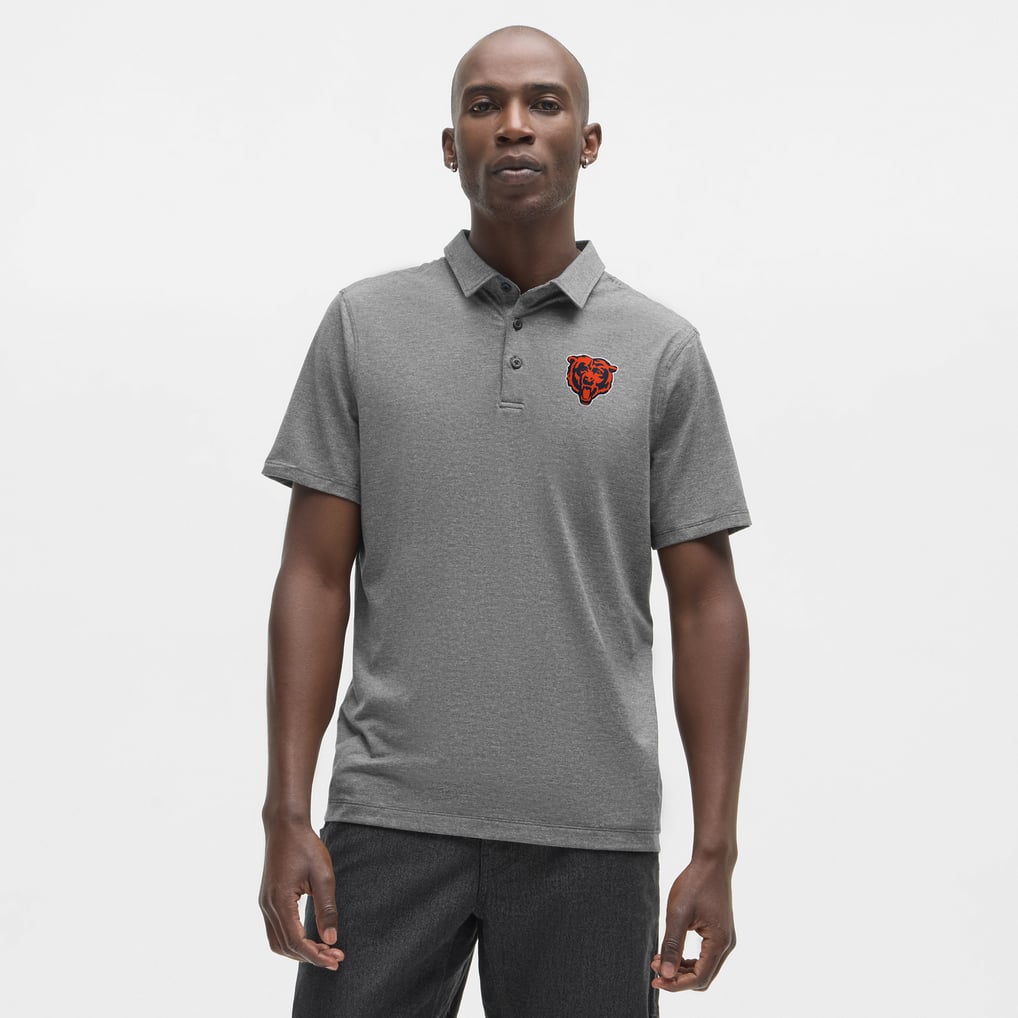 Chicago Bears lululemon Evolution Polo - Heather Black