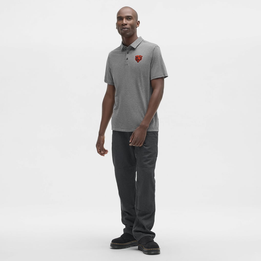 Chicago Bears lululemon Evolution Polo - Heather Black
