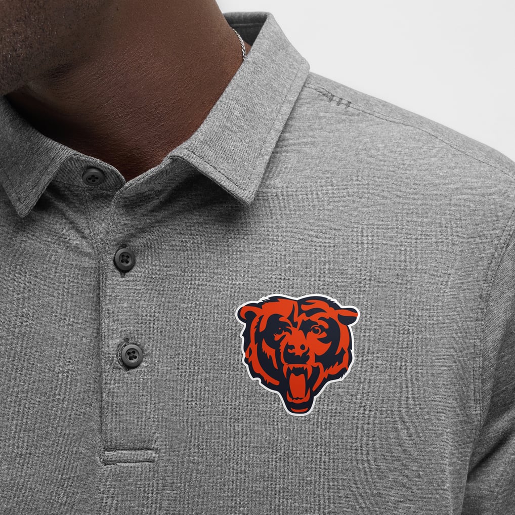 Chicago Bears lululemon Evolution Polo - Heather Black