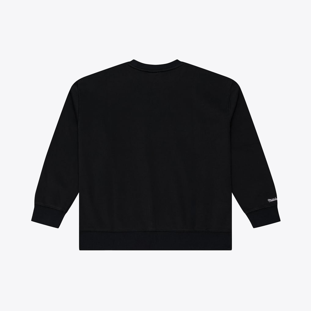 Chicago Bears Mitchell & Ness Core Essentials Micro Logo Fleece Sweatshirt - Black
