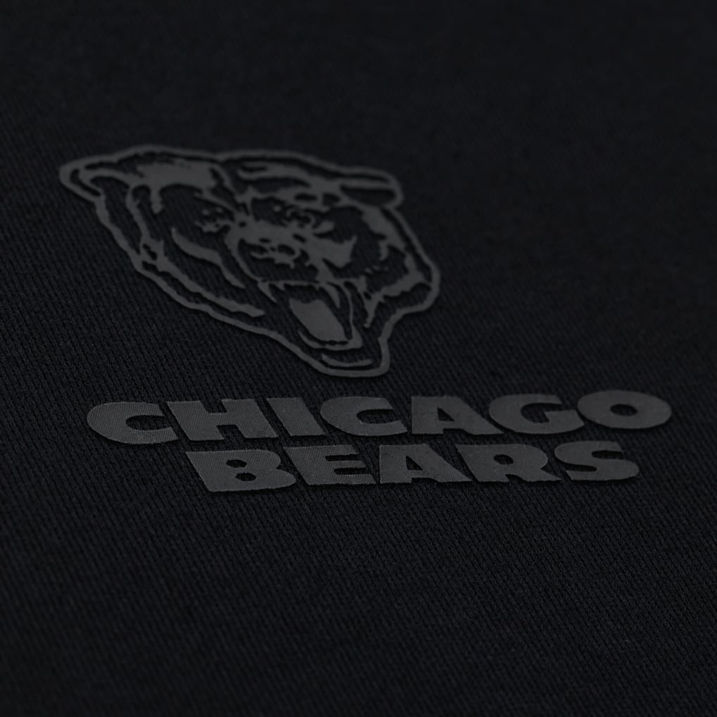 Chicago Bears Mitchell & Ness Core Essentials Micro Logo Fleece Sweatshirt - Black
