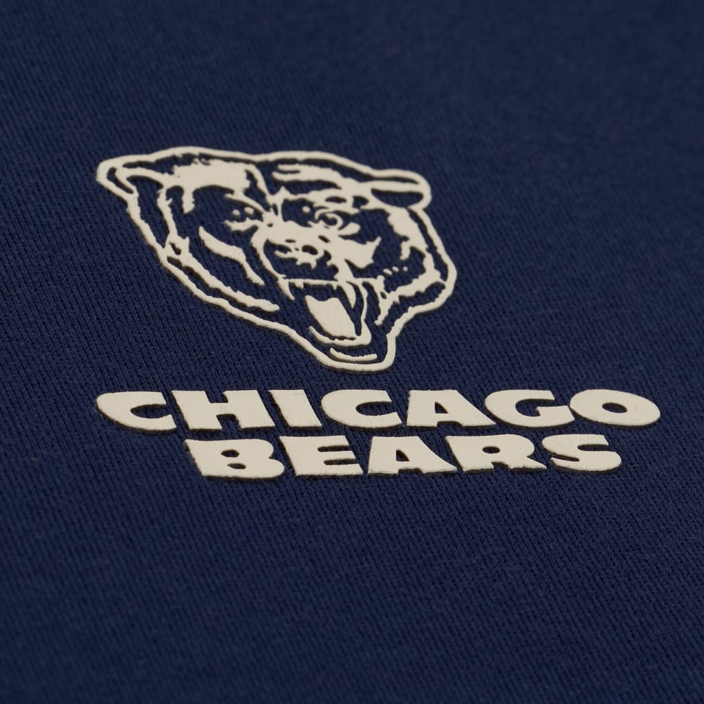 Chicago Bears Mitchell & Ness Core Essentials Micro Logo Fleece Sweatshirt - Navy
