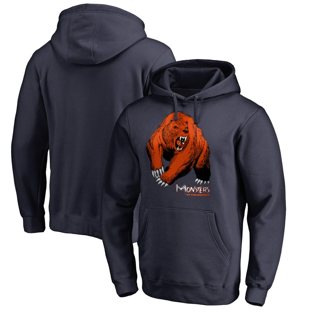 Chicago Bears Heroes Assemble Pullover Hoodie - Navy