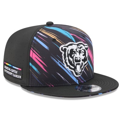 Chicago Bears New Era 2026 NFL Crucial Catch 9FIFTY Snapback Hat - Black