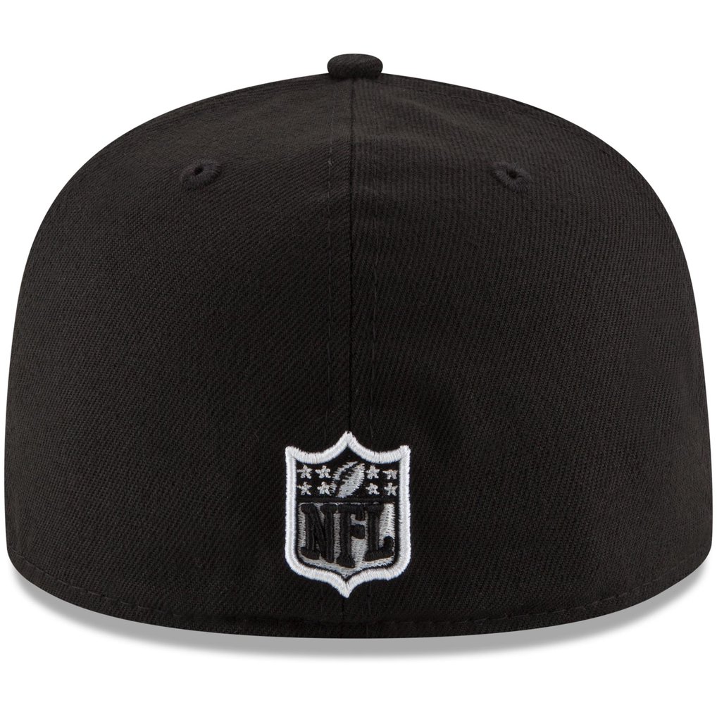 Chicago Bears New Era B-Dub 59FIFTY Fitted Hat - Black