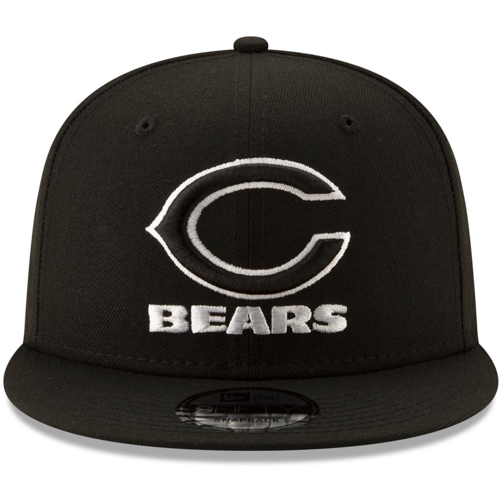 Chicago Bears New Era B-Dub 9FIFTY Adjustable Snapback Hat - Black