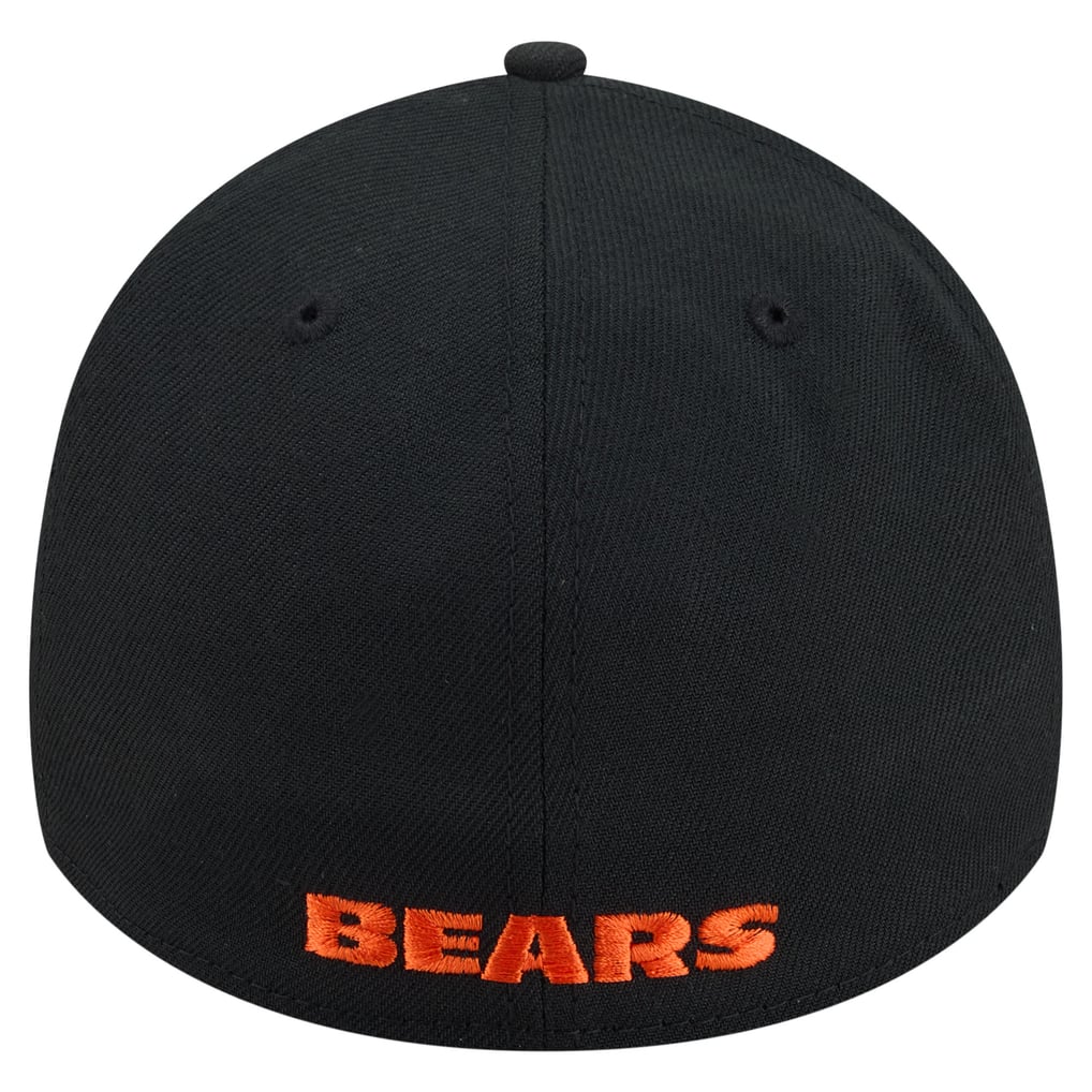  Chicago Bears New Era Core Team 39THIRTY Flex Hat - Black